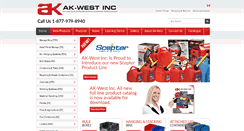Desktop Screenshot of ak-westinc.com